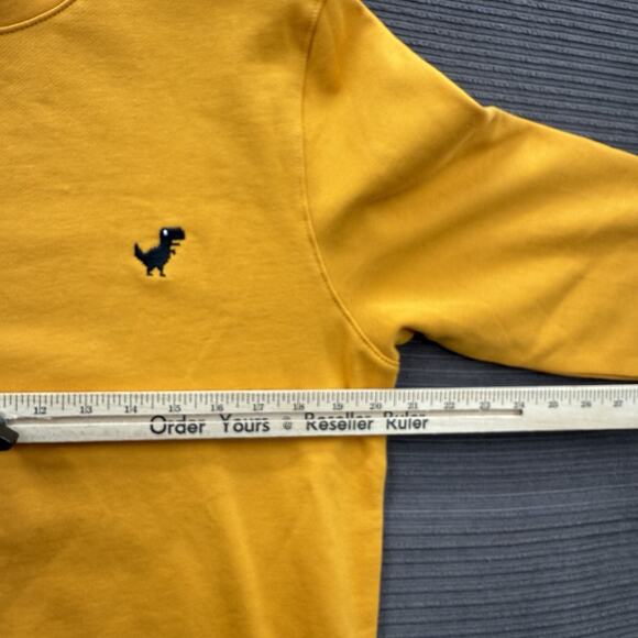 A-Dam Sweatshirt Men Small Yellow Organic Cotton Gerar Designer Long Sleeve. - Picture 7 of 11